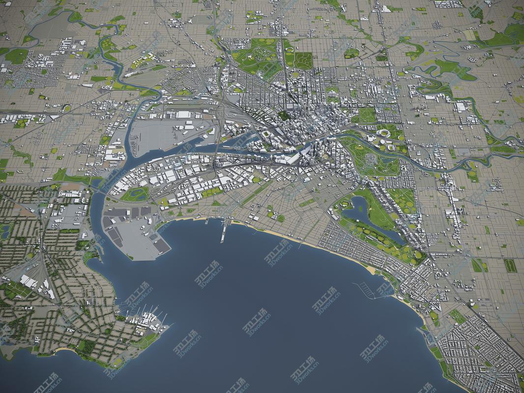 images/goods_img/202104023/Melbourne - city and surroundings 3D/4.jpg